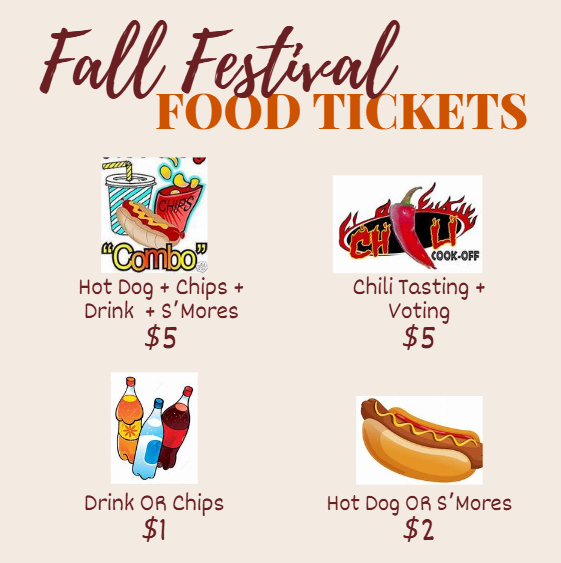 Fall Festival Food Tickets