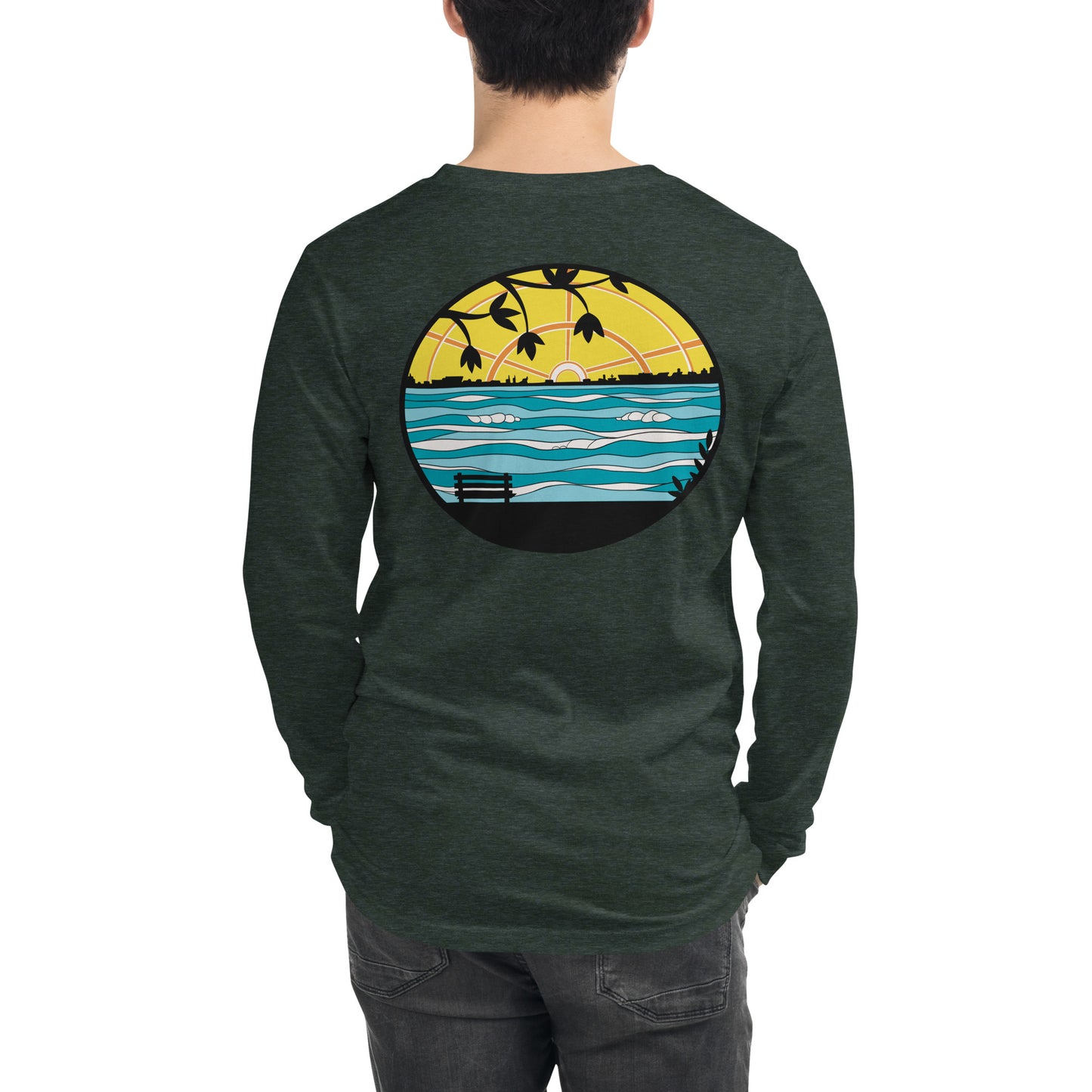 Merrimac Shores Sunrise Unisex Long Sleeve Tee