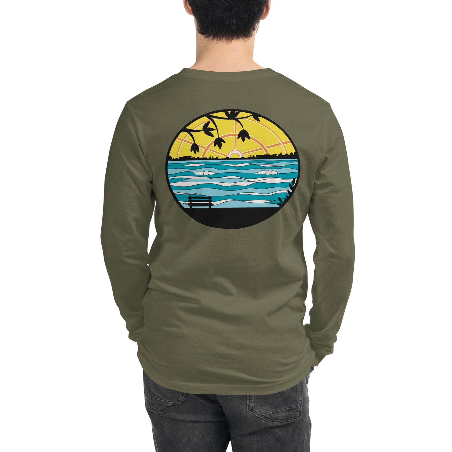 Merrimac Shores Sunrise Unisex Long Sleeve Tee