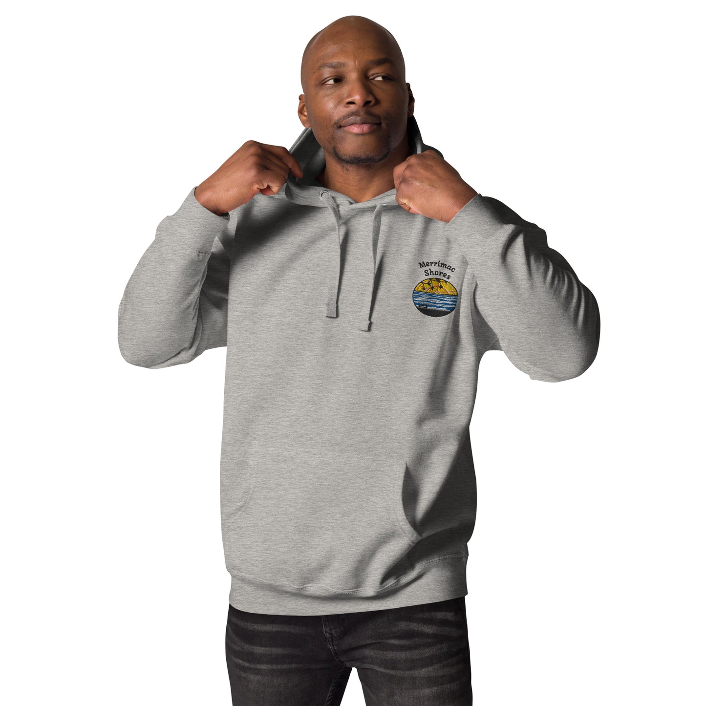 Merrimac Shores Sunrise Unisex Hoodie with Front Pocket