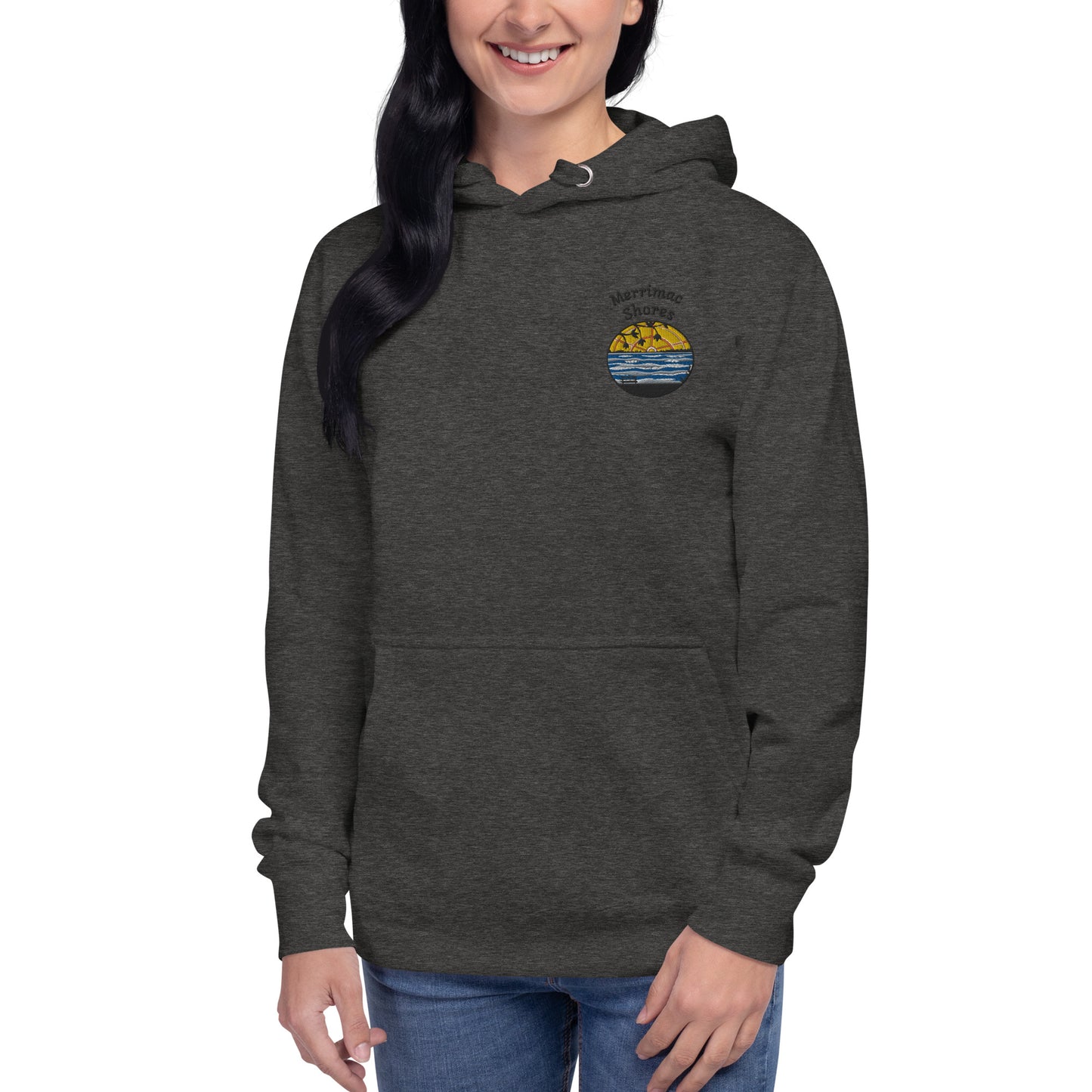 Merrimac Shores Sunrise Unisex Hoodie with Front Pocket