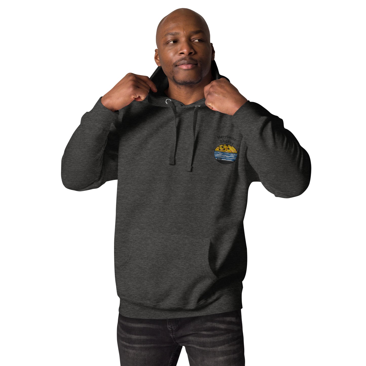 Merrimac Shores Sunrise Unisex Hoodie with Front Pocket
