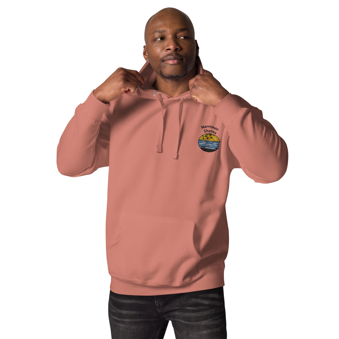 Merrimac Shores Sunrise Unisex Hoodie with Front Pocket