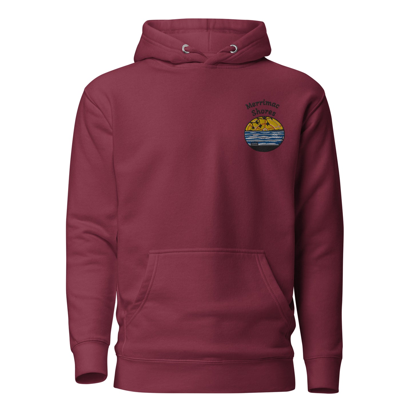 Merrimac Shores Sunrise Unisex Hoodie with Front Pocket