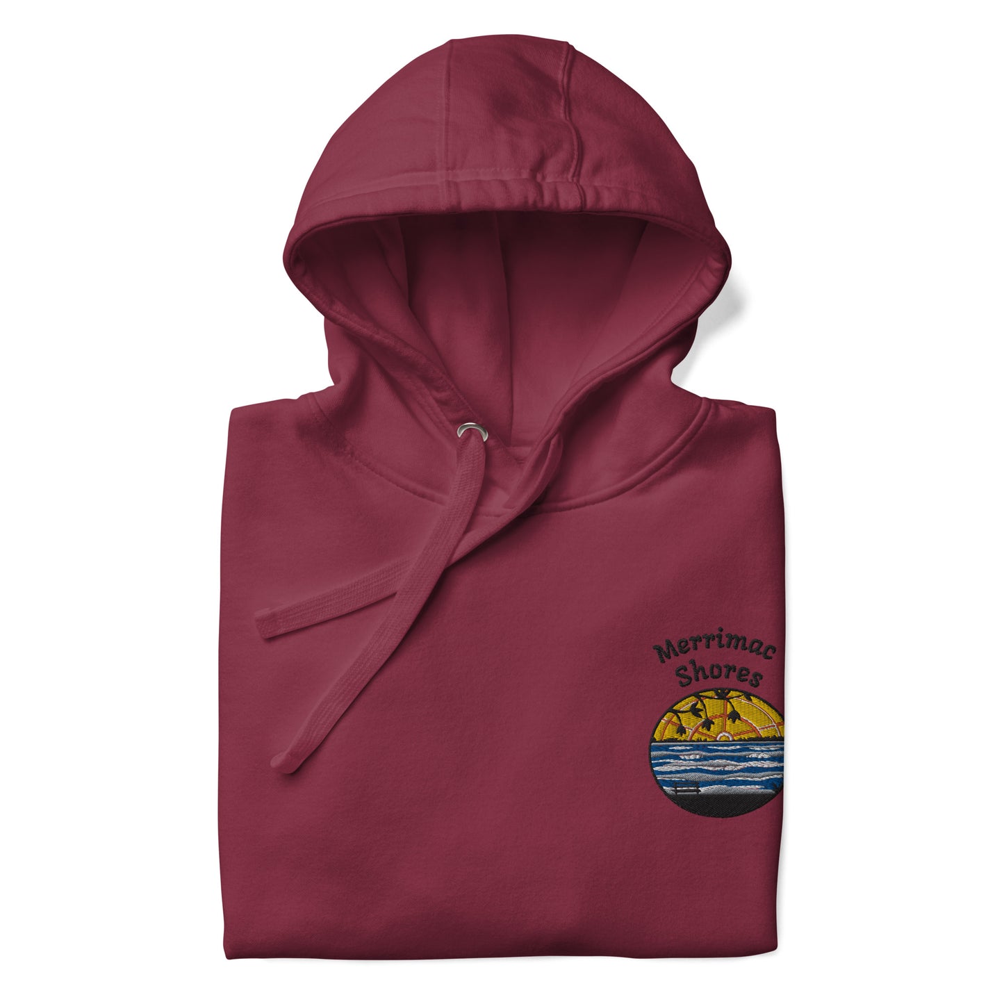 Merrimac Shores Sunrise Unisex Hoodie with Front Pocket