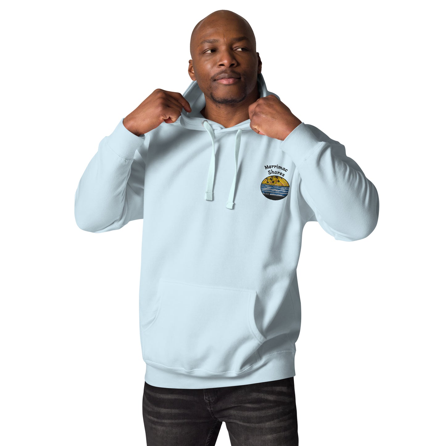 Merrimac Shores Sunrise Unisex Hoodie with Front Pocket