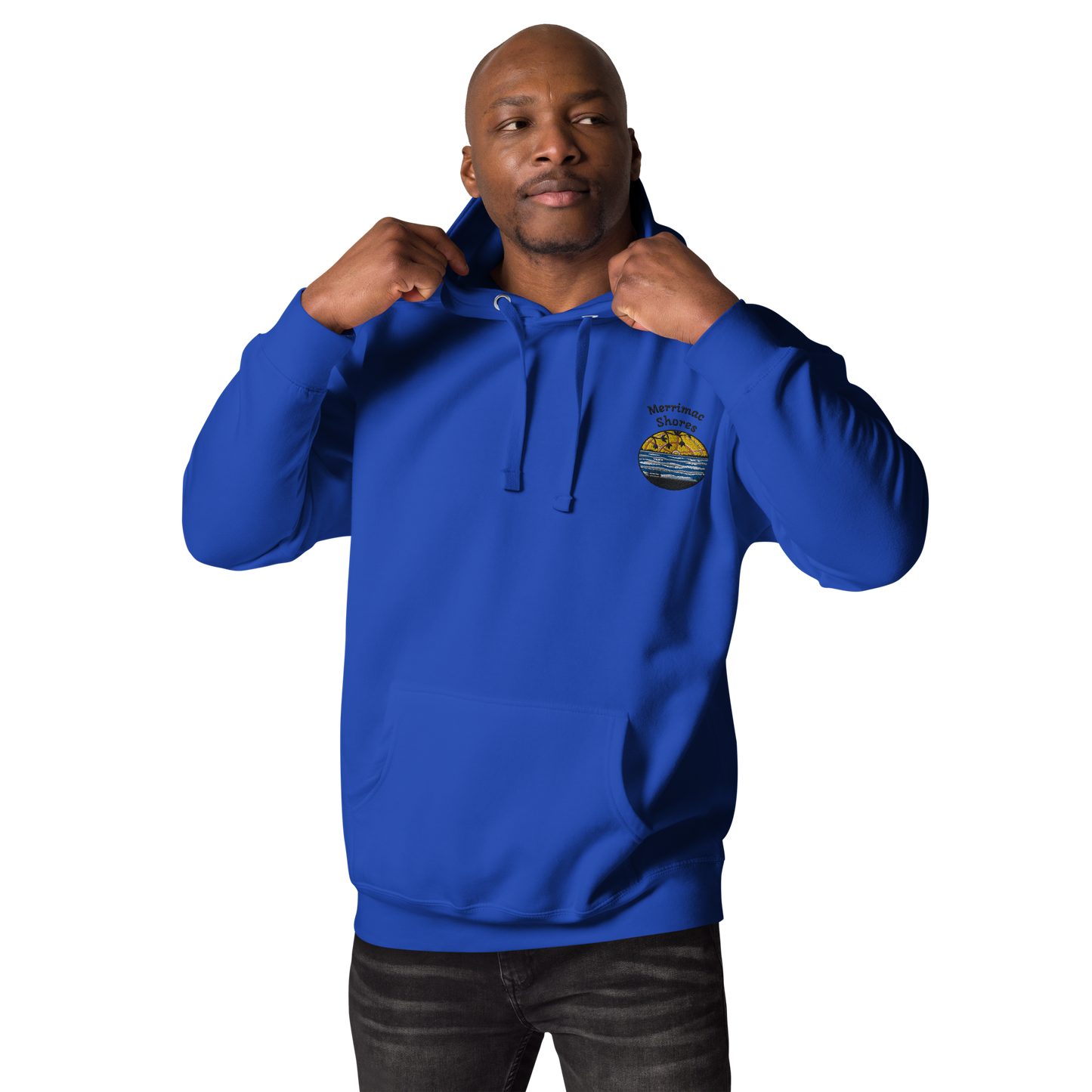 Merrimac Shores Sunrise Unisex Hoodie with Front Pocket