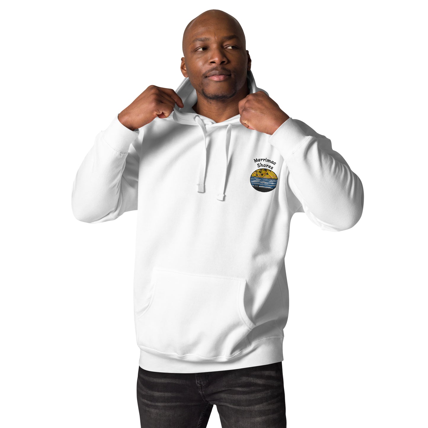 Merrimac Shores Sunrise Unisex Hoodie with Front Pocket