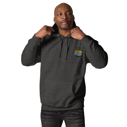 Merrimac Shores Sunrise Unisex Hoodie with Front Pocket