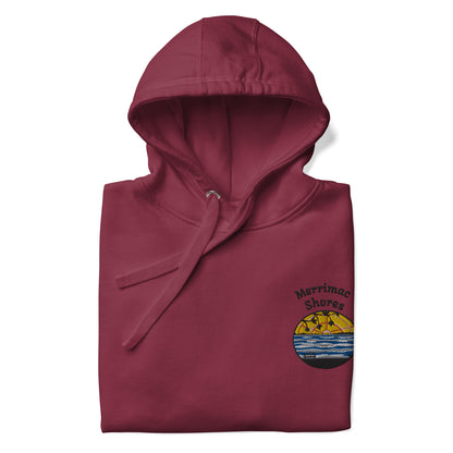 Merrimac Shores Sunrise Unisex Hoodie with Front Pocket